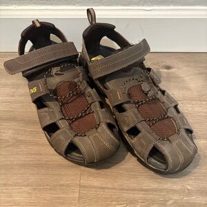 Teva Men’s Forebay Hiking Sandals - Size 13 - Turkish Coffee - Closed Toe